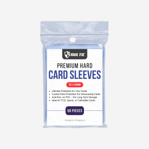 Premium Hard Card Sleeves 58×89mm (50pc)