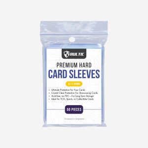 Premium Hard Card Sleeves 67×94mm (50pc)