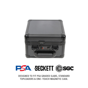 2-Column Pin Lock PSA Compatible Aluminium Graded Card Storage Case