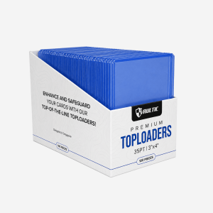 Premium Blue Tint Toploaders 35PT (100pc)