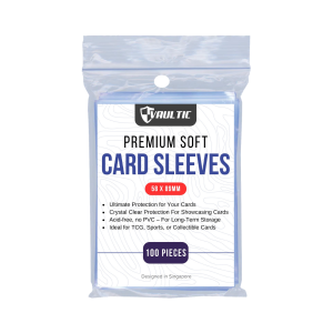 58x89 Soft Premium Clear Card Sleeves (100pcs)