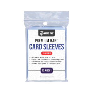 58x89 Hard Premium Clear Card Sleeves (50pcs)