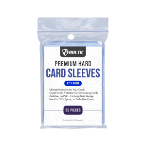 67x94 Hard Premium Clear Card Sleeves (50pcs)