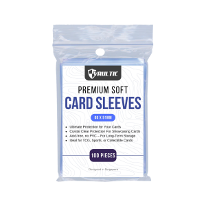 66x91 Soft Premium Clear Card Sleeves (100pcs)