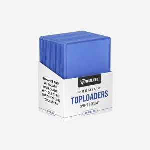 35PT Premium Blue Tint Toploaders (3”x4”) – 25pcs Box