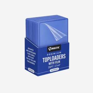 Premium Blue Tint with Film Toploaders 35PT (25pc)