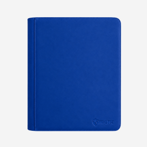 9-Pocket Toploader Zip Binder (288 Slots) – Blue