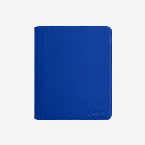 4-Pocket Toploader Zip Binder (128 Slots) – Blue