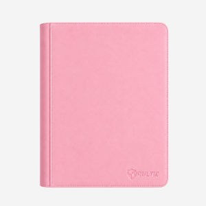 9-Pocket Toploader Zip Binder (288 Slots) – Pink